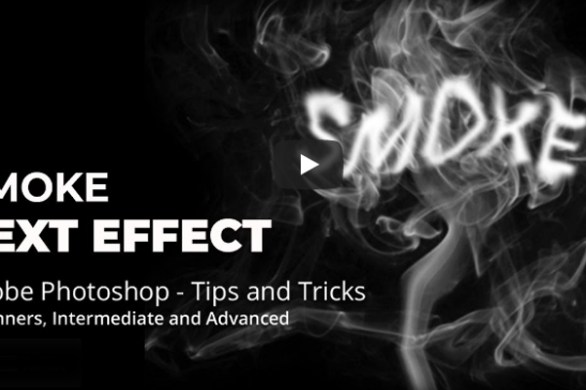 smoke text effect in photoshop