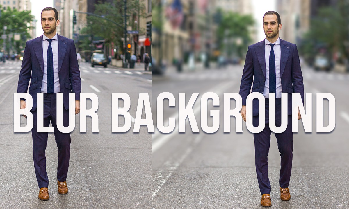 Blur background photoshop