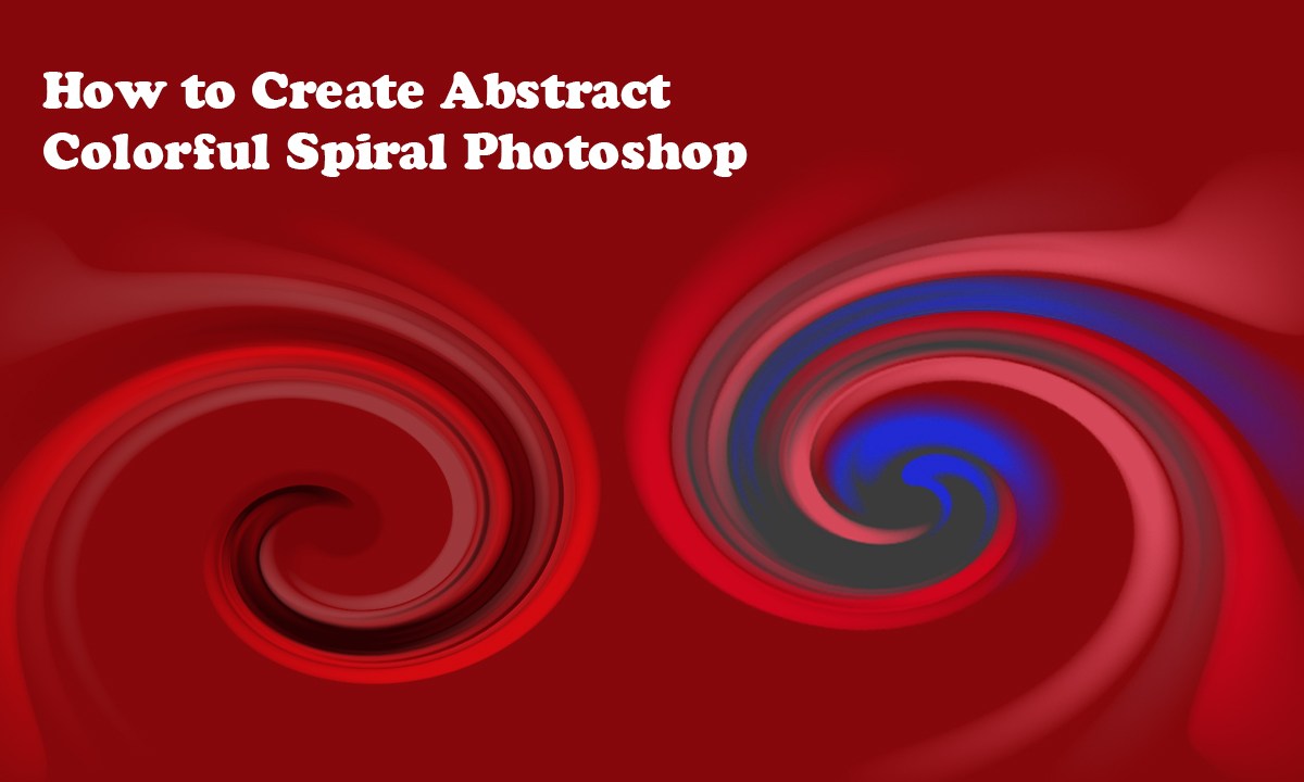 Abstract Radial Twirl Spiral in Photoshop