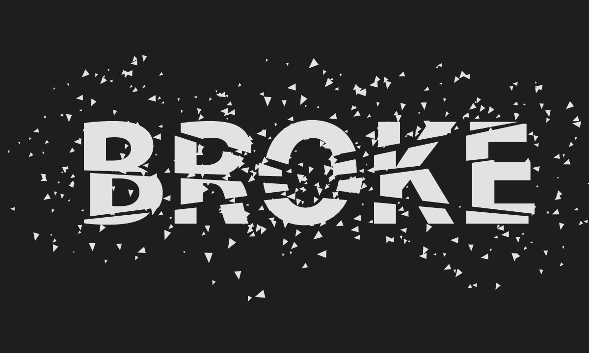 Broken Text Effect in Illustrator - pandora mentor