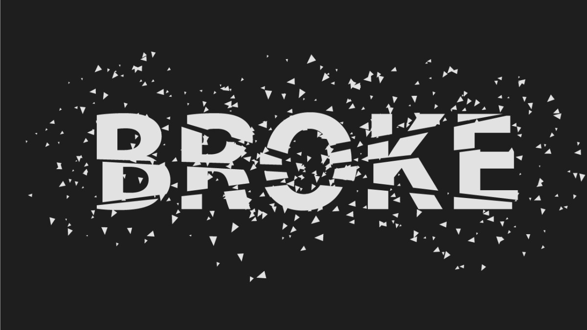 Broken Text Effect in Illustrator | Scatter Brush illustrator